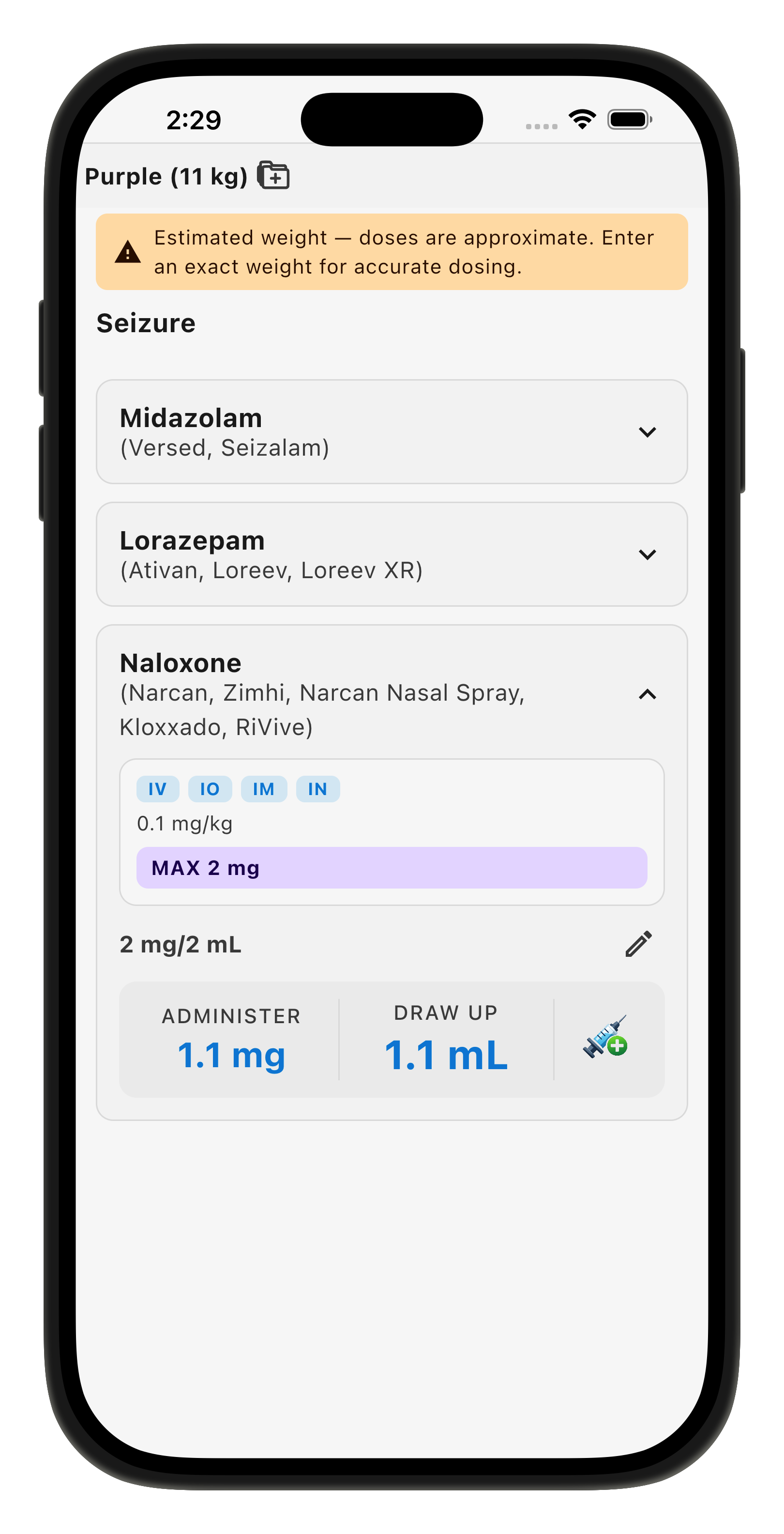 Medication Dose