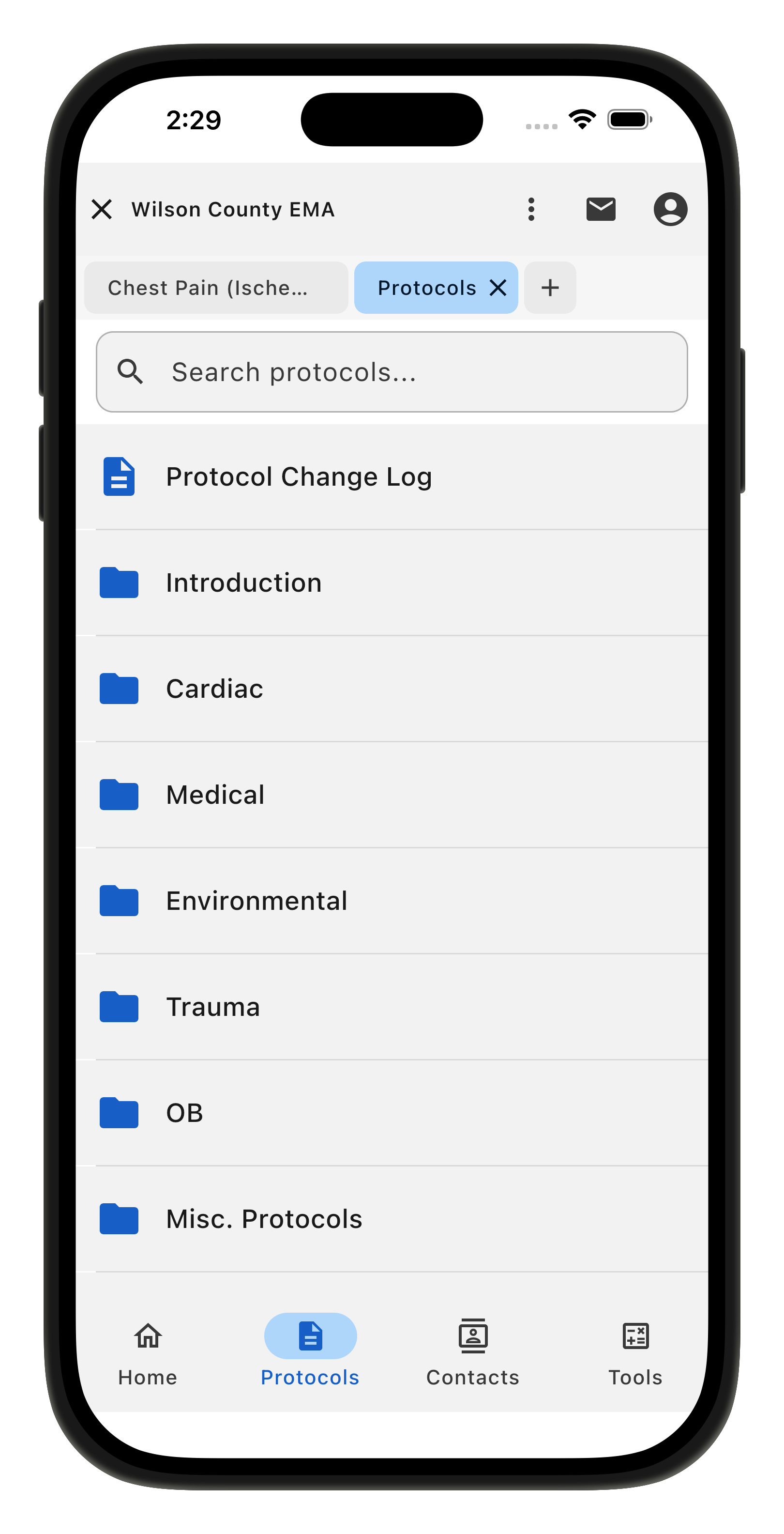 Multiple Protocol tabs