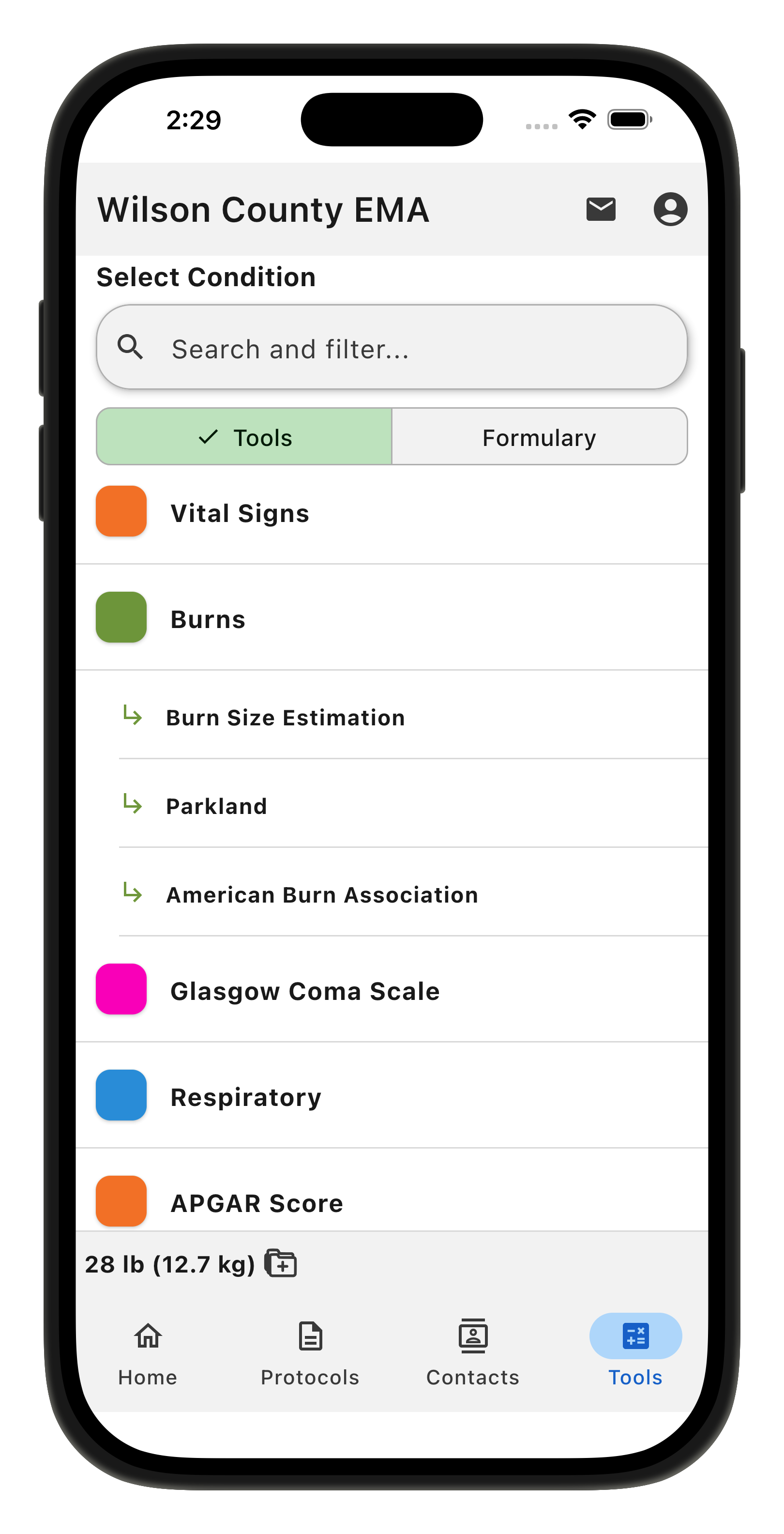 Burn Estimation Options
