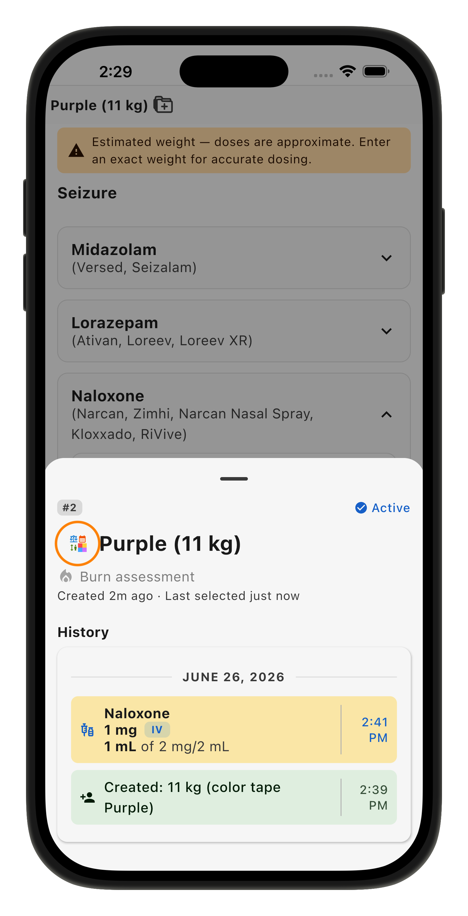 Change Patient Information Icon