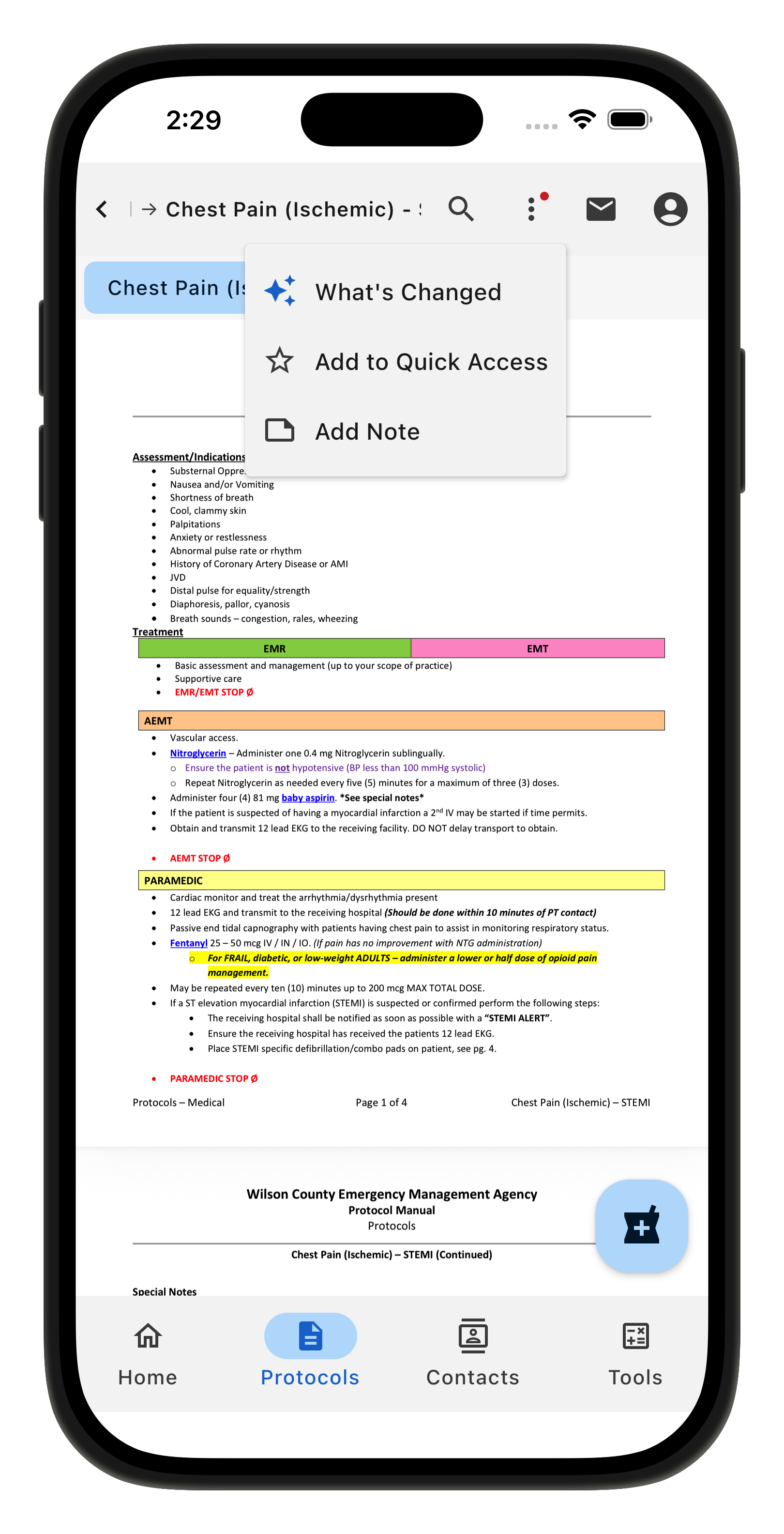 Quick Access and Notes
