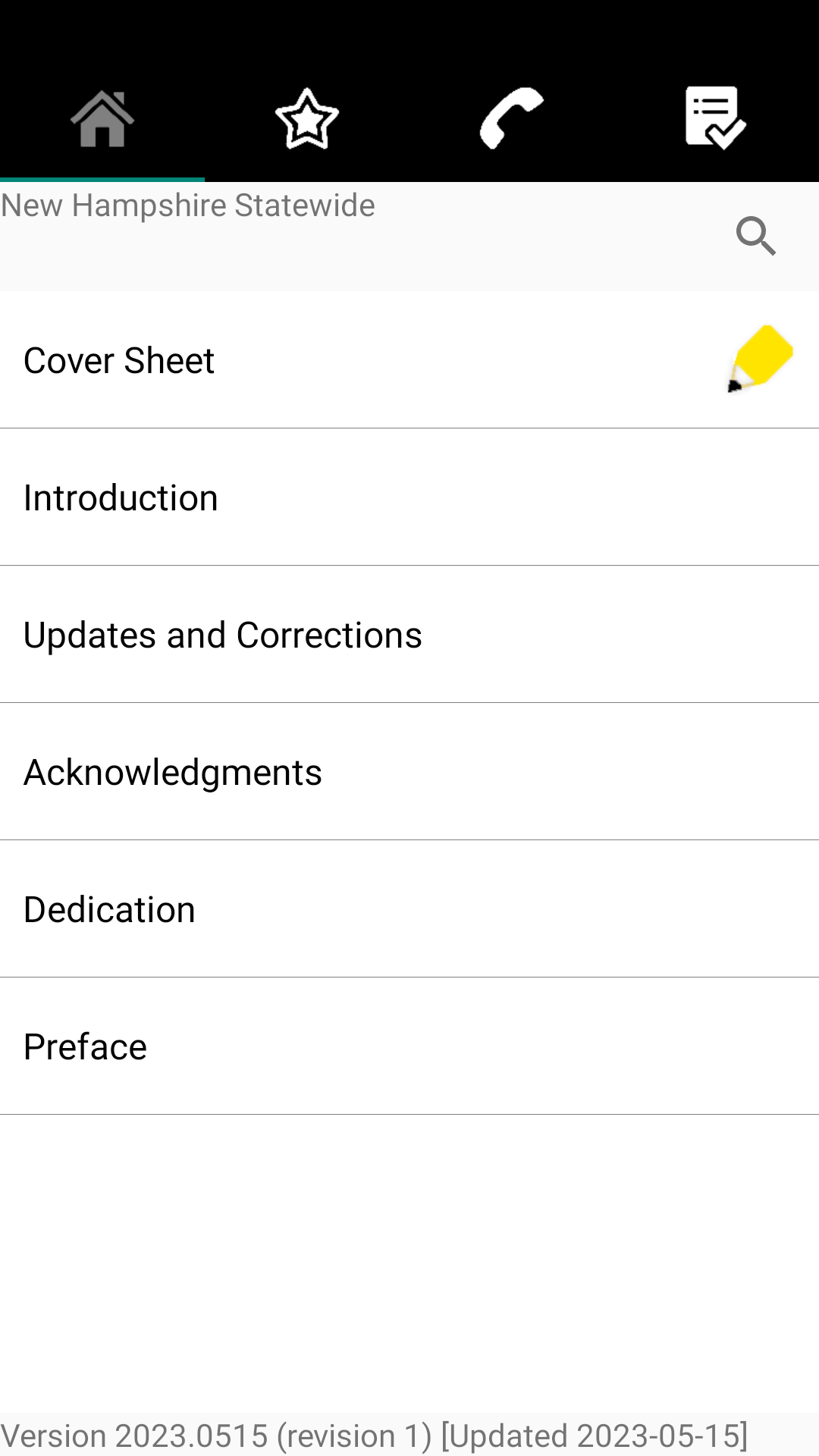 Screenshot of PPP for Android showing a protocol with a note icon
